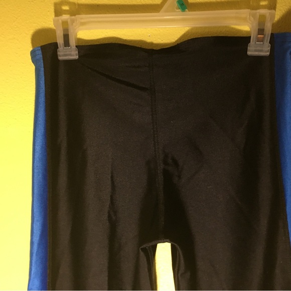 Vintage Body Co Tuxedo Shiny Tights Sz L (previously used as pro-wrestling gear) - Picture 6 of 8